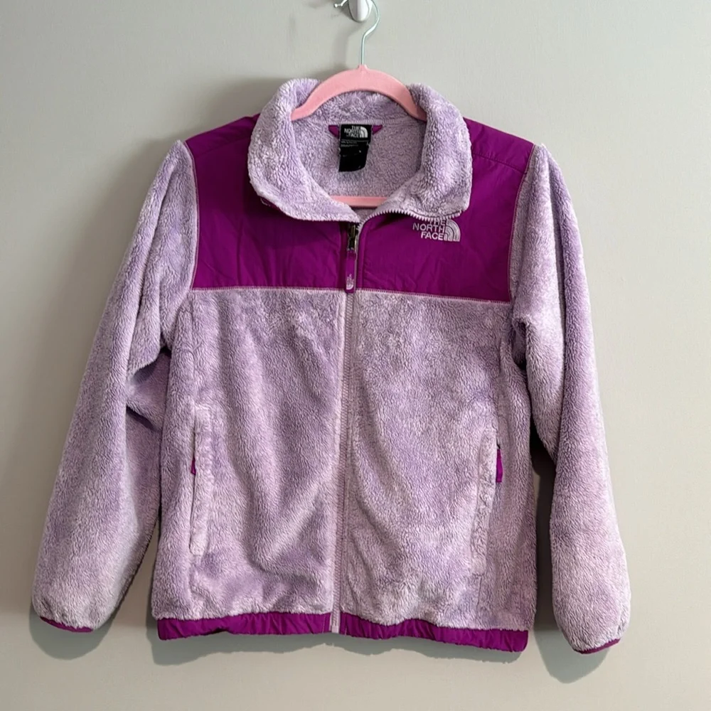 The North Face Denali‎ Youth Girls Fleece Jacket Light Purple Size Large